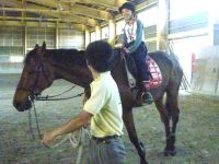 ホースパーク、乗馬体験、中学部02